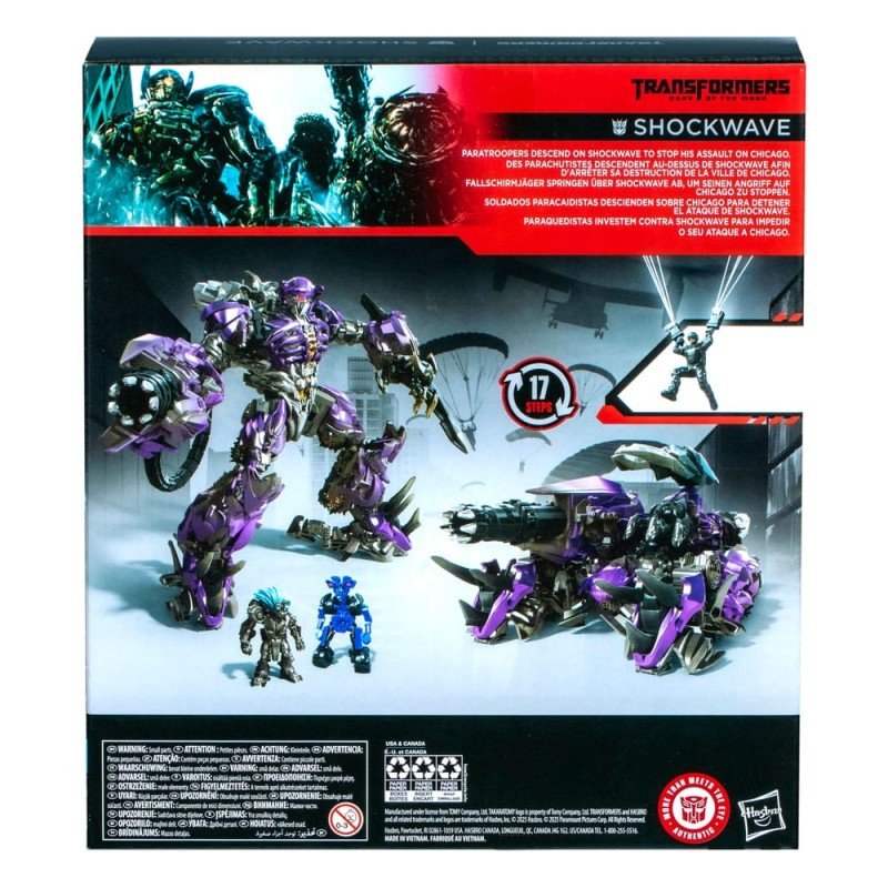 Transformers 3 : La Face cachée de la Lune Studio Series Leader Class figurine Shockwave 21 cm | 5010996297938