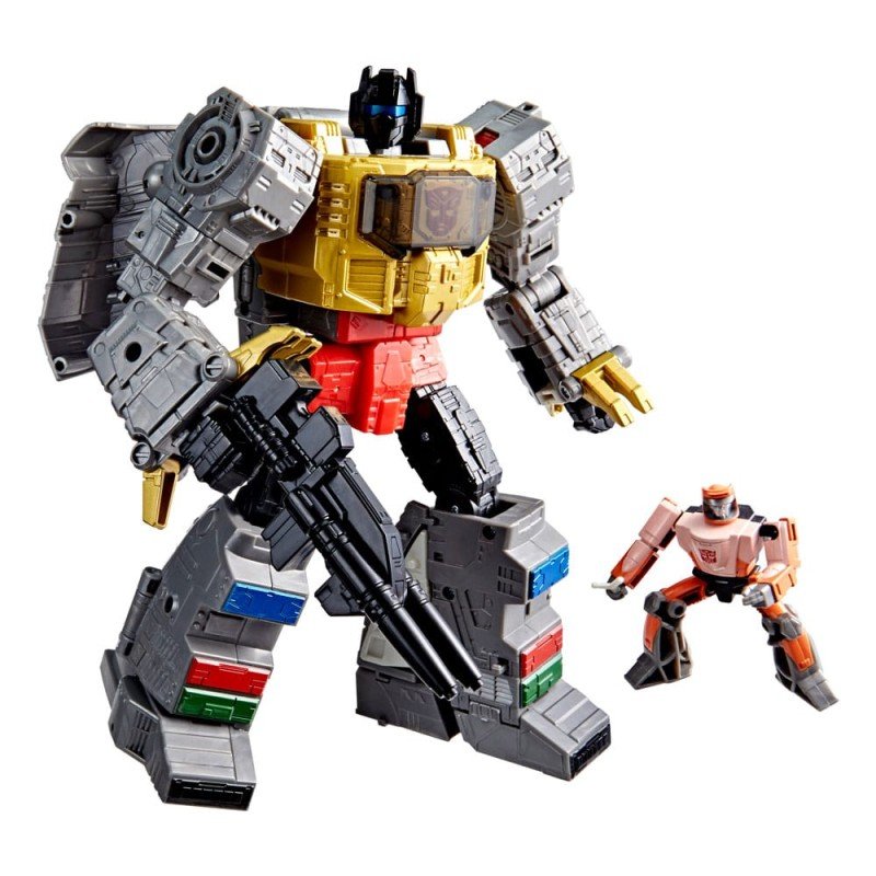 The Transformers: The Movie Studio Series Leader Class figurine Dinobot Grimlock & Autobot Wheelie 22 cm | 5010996319869