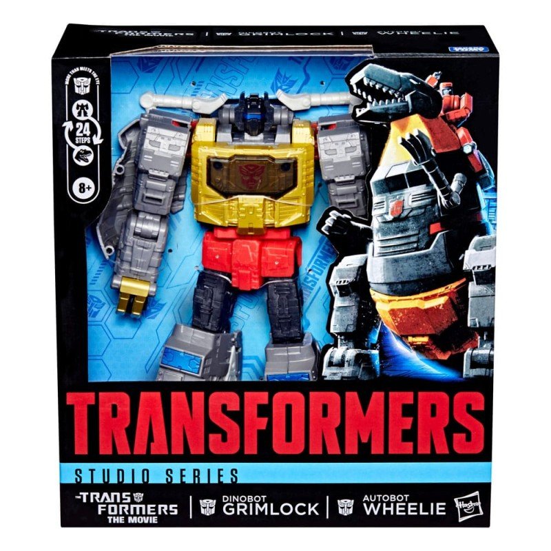 The Transformers: The Movie Studio Series Leader Class figurine Dinobot Grimlock & Autobot Wheelie 22 cm | 5010996319869