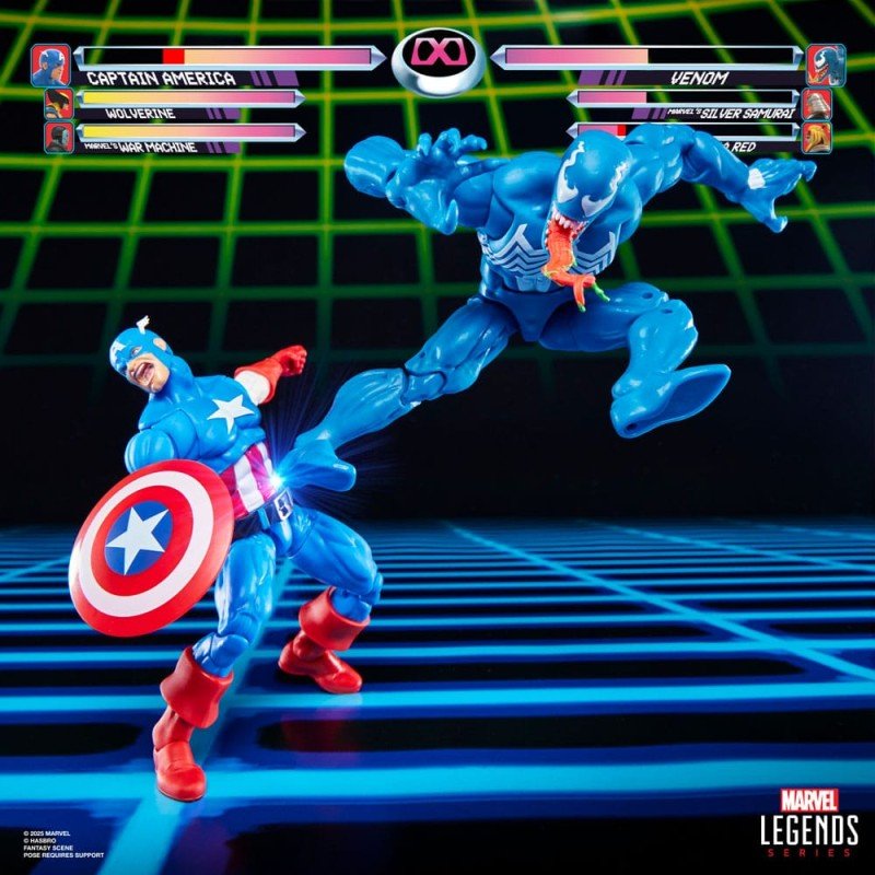 Marvel Legends Gamerverse Action Figure 2-Pack Captain America vs. Venom 15 cm | 5010996320476