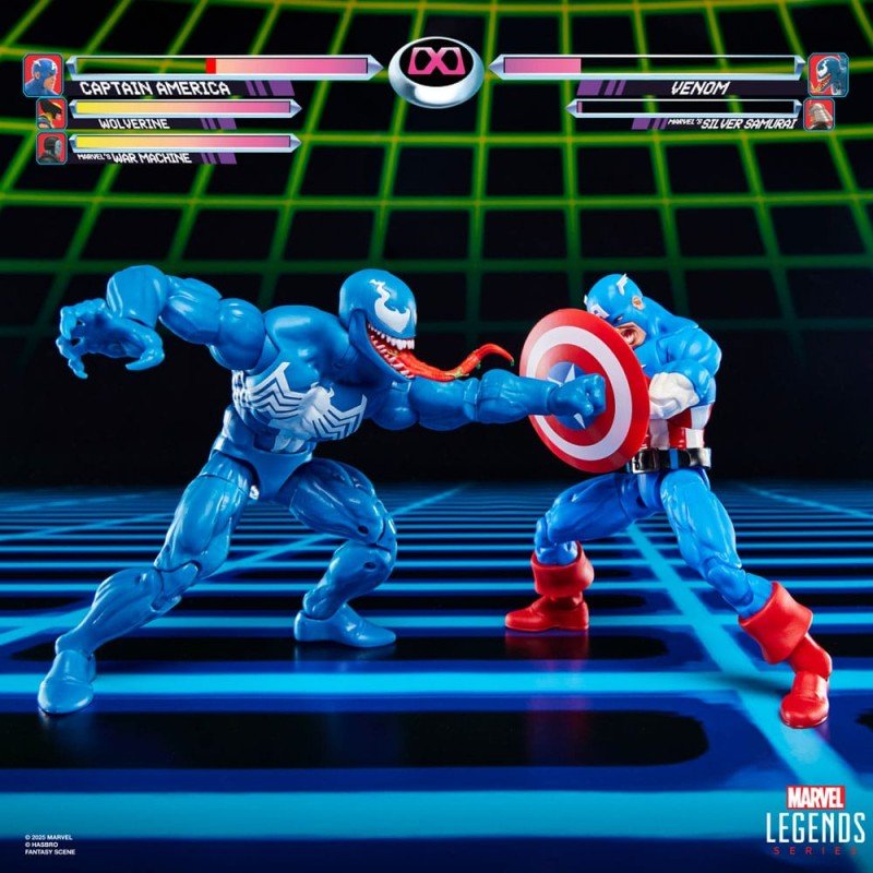 Marvel Legends Gamerverse Action Figure 2-Pack Captain America vs. Venom 15 cm | 5010996320476