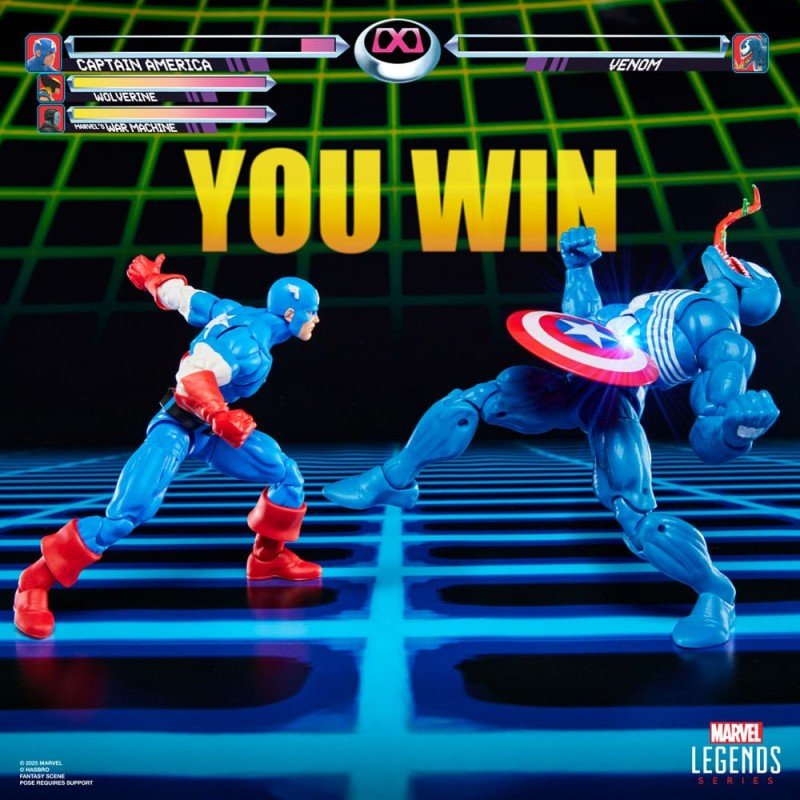 Marvel Legends Gamerverse Action Figure 2-Pack Captain America vs. Venom 15 cm | 5010996320476