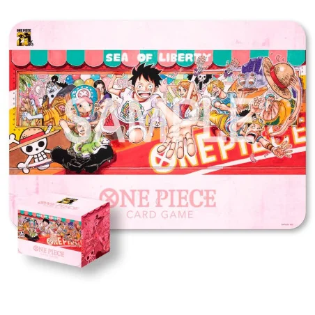 One Piece Kaartspel - Speelmat en Kaarthouder Set 25e Editie | 810059780149