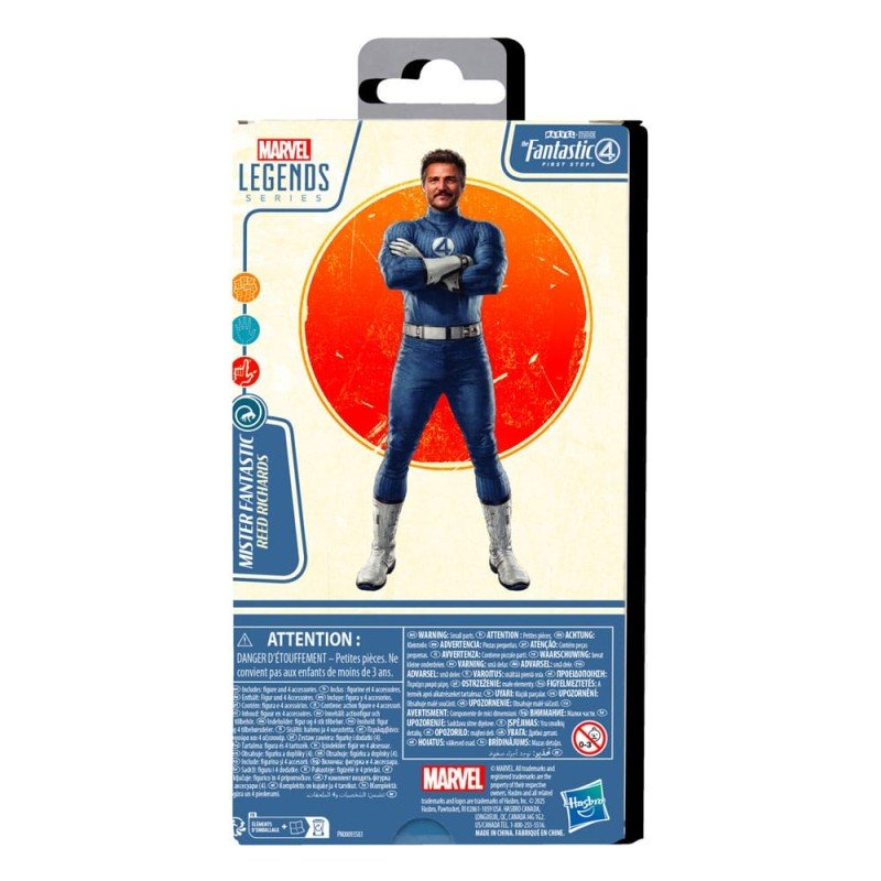 The Fantastic Four: First Steps Marvel Legends Action Figure Mister Fantastic 15 cm | 5010996282972