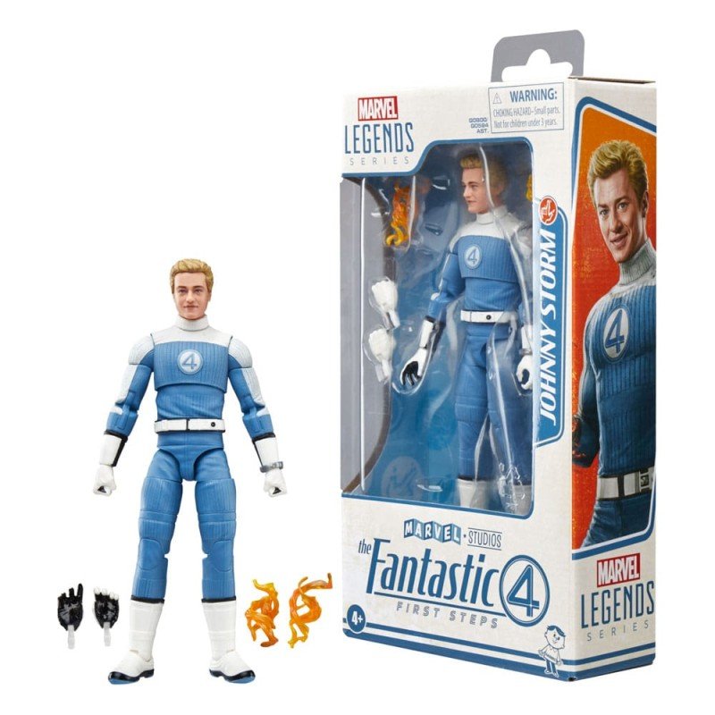 The Fantastic Four: First Steps Marvel Legends Action Figure Johnny Storm 15 cm | 5010996282989