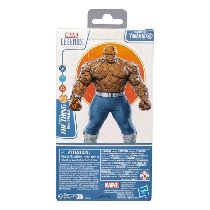 The Fantastic Four: First Steps Marvel Legends Action Figure Marvel's The Thing 15 cm | 5010996283009