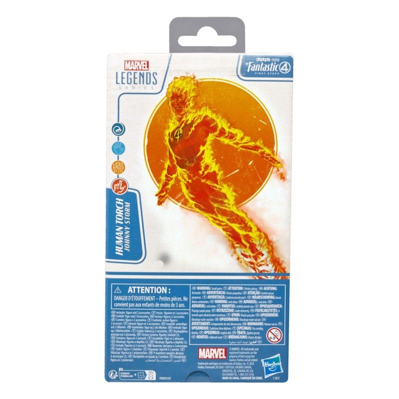 The Fantastic Four: First Steps Marvel Legends Action Figure Human Torch 15 cm | 5010996283016