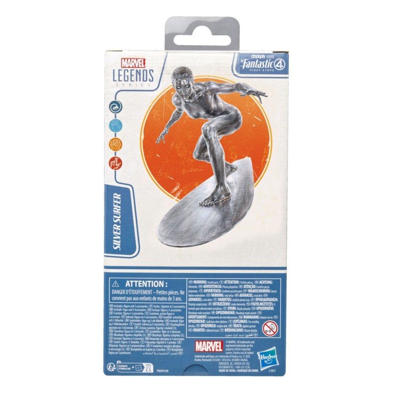 The Fantastic Four: First Steps Marvel Legends Action Figure Silver Surfer 15 cm | 5010996283023