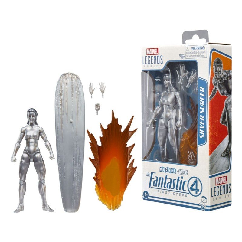 The Fantastic Four: First Steps Marvel Legends Action Figure Silver Surfer 15 cm | 5010996283023