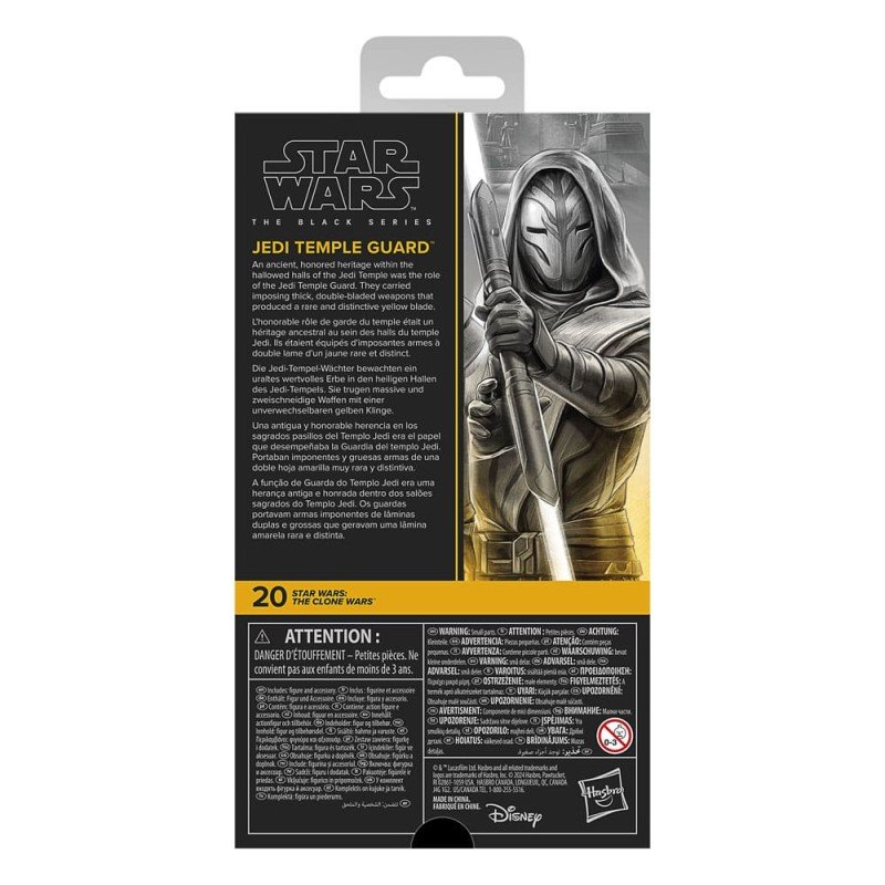 Star Wars: The Clone Wars Black Series Action Figure Jedi Temple Guard 15 cm | 5010996313065