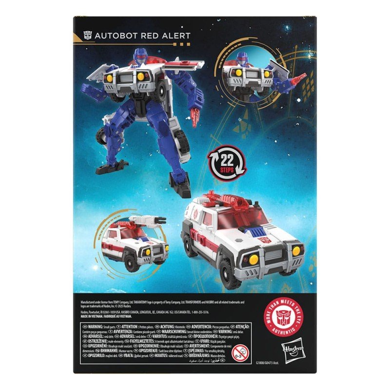 Transformers Age of the Primes Voyager Class Action Figure The Thirteen Autobot Red Alert 18 cm | 5010996285331