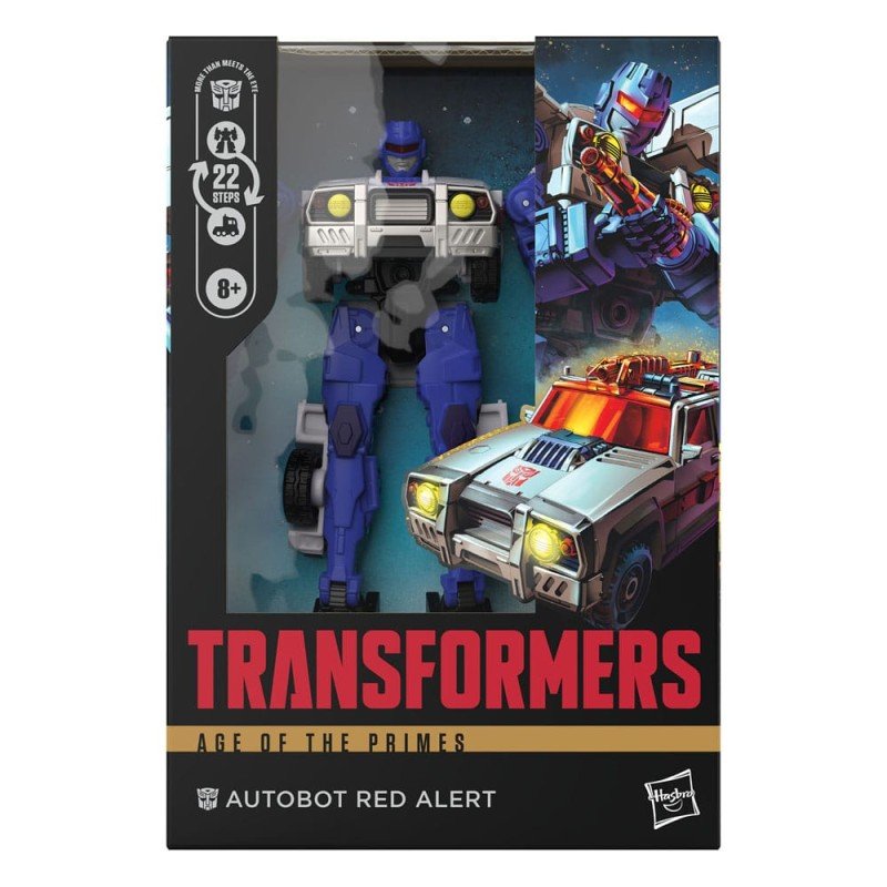Transformers Age of the Primes Voyager Class Action Figure The Thirteen Autobot Red Alert 18 cm | 5010996285331