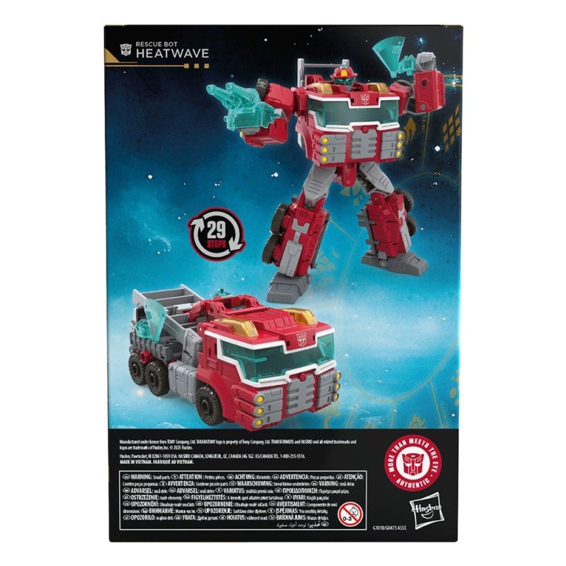Transformers Age of the Primes Voyager Class Action Figure Rescue Bot Heatwave 18 cm | 5010996319708