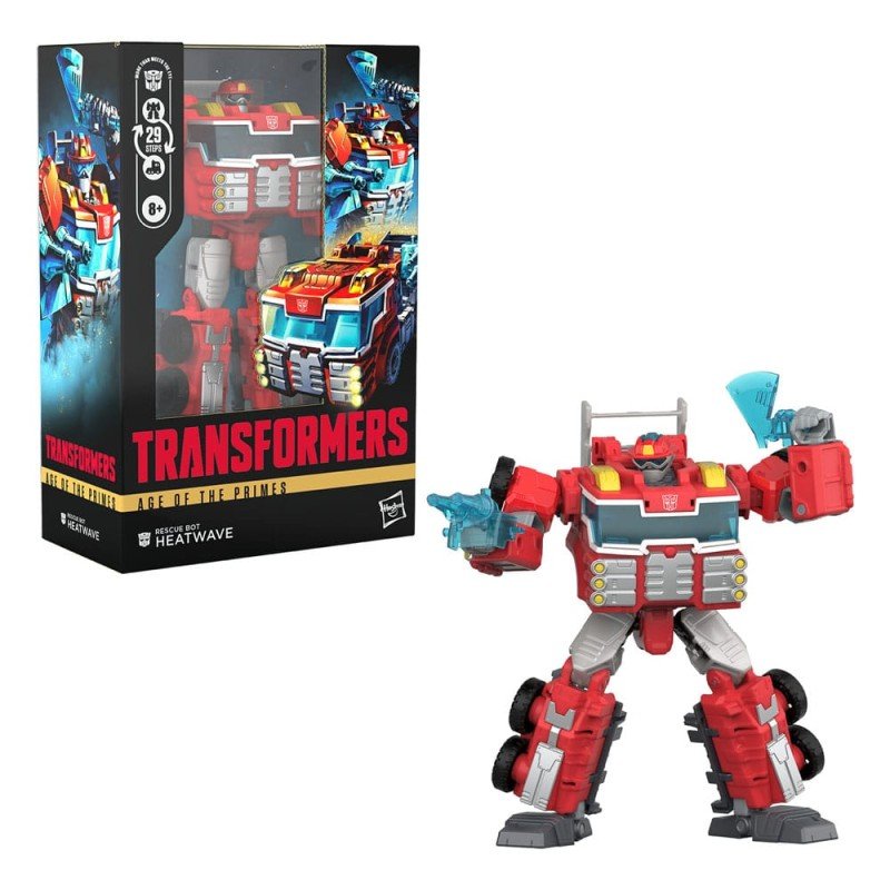 Transformers Age of the Primes Voyager Class Action Figure Rescue Bot Heatwave 18 cm | 5010996319708