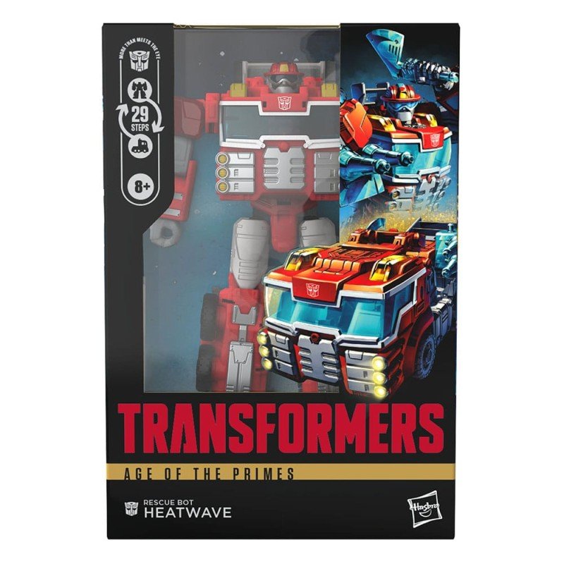 Transformers Age of the Primes Voyager Class Action Figure Rescue Bot Heatwave 18 cm | 5010996319708