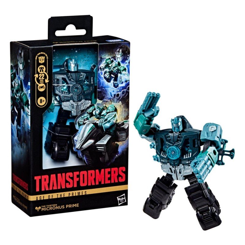 Transformers Age of the Primes Deluxe Class Action Figure The Thirteen: Micronus Prime 14 cm | 5010996332998