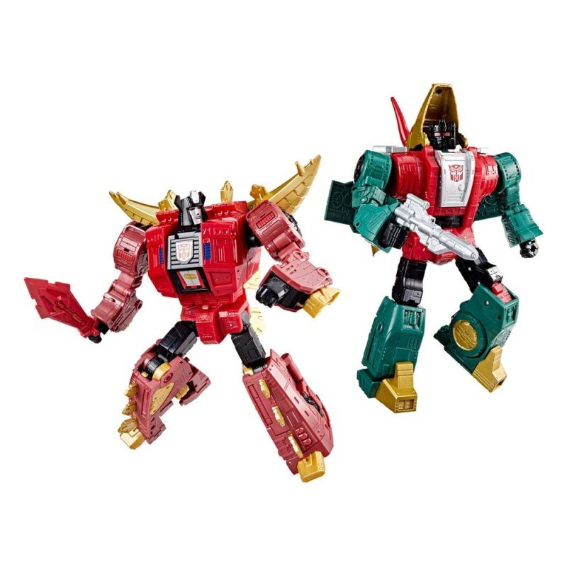 Transformers Age of the Primes Leader Class Action Figure G2 Universe Dinobots Snarl & Slug 19 cm | 5010996327611