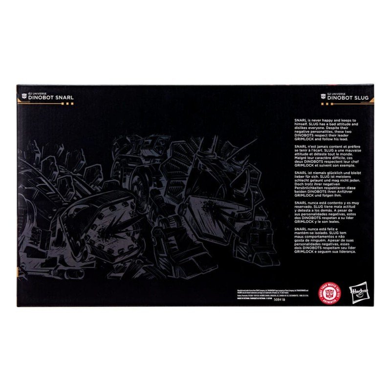 Transformers Age of the Primes Leader Class Action Figure G2 Universe Dinobots Snarl & Slug 19 cm | 5010996327611