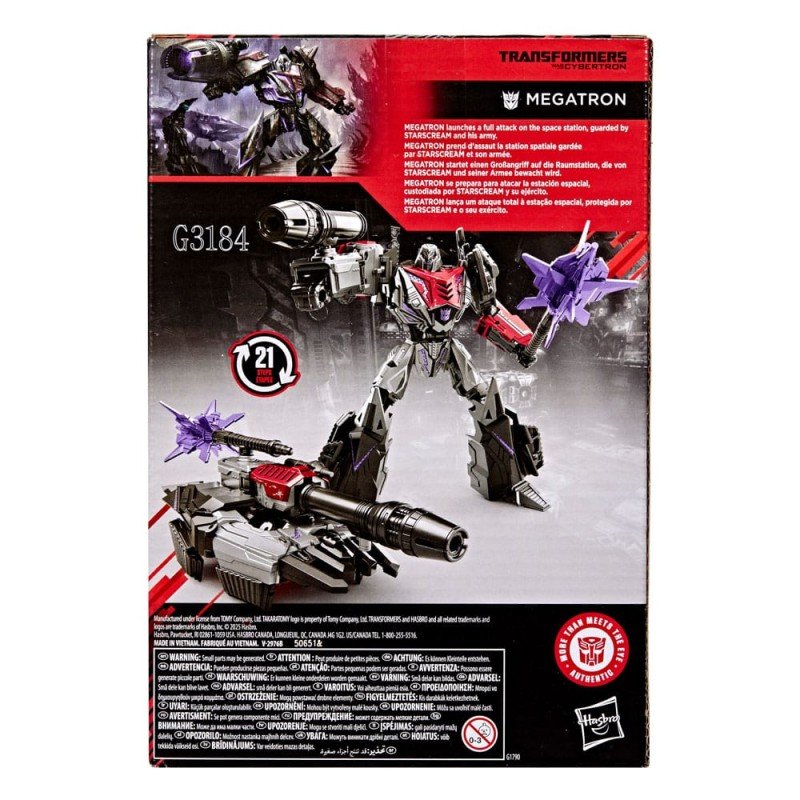 Transformers: War for Cybertron Studio Series Voyager Class Action Figure Megatron 16 cm | 5010996346049