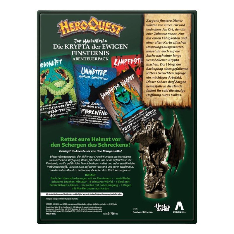 HeroQuest Board Game Expansion Die Krypta der ewigen Finsternis Quest Pack *German Version* | 5010996356628