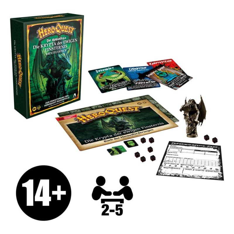 HeroQuest Board Game Expansion Die Krypta der ewigen Finsternis Quest Pack *German Version* | 5010996356628