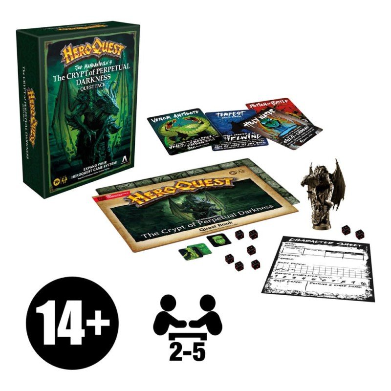 HeroQuest extension jeu de plateau The Crypt of Perpetual Darkness Pack de Quête *ANGLAIS* | 5010996322890