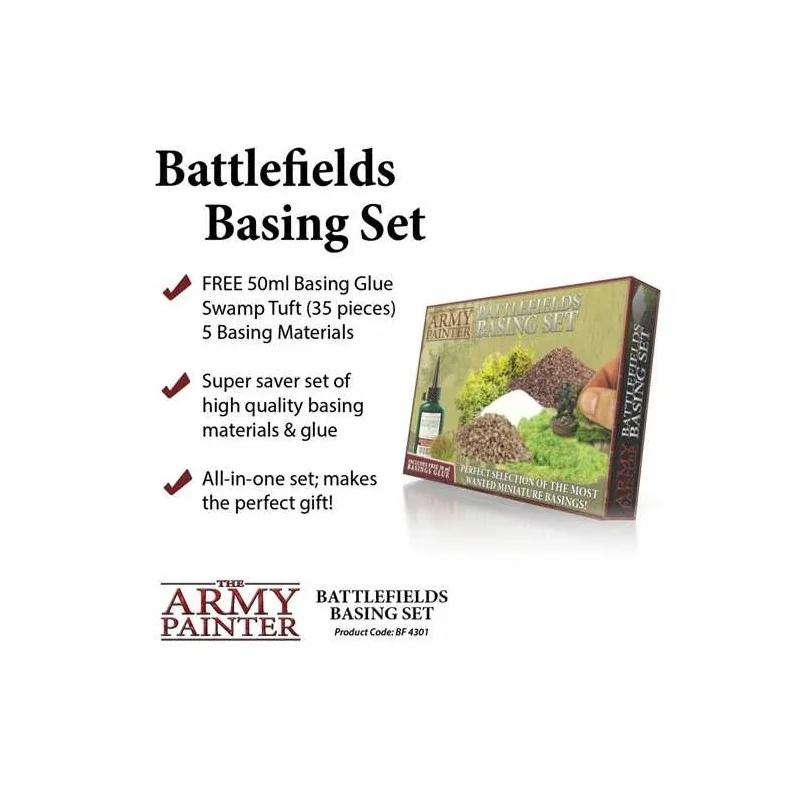 The Army Painter - Terrain Accessory - Battlefields Basing Set | 5713799430105