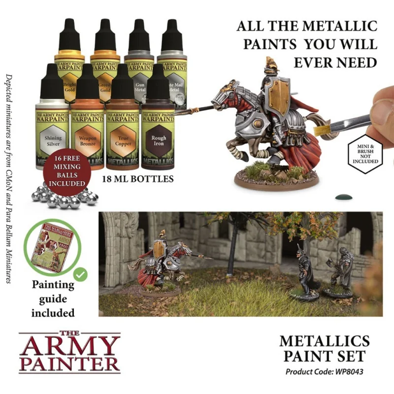 The Army Painter - Paint Set - Metallics | 5713799804302