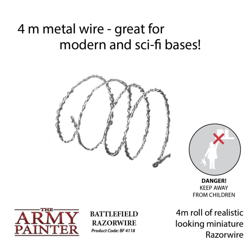 The Army Painter - Accessoire de Terrain - Battlefield Razorwire