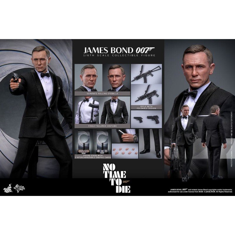 Mourir peut attendre Movie Masterpiece 1/6 James Bond 30 cm | 4895228621597