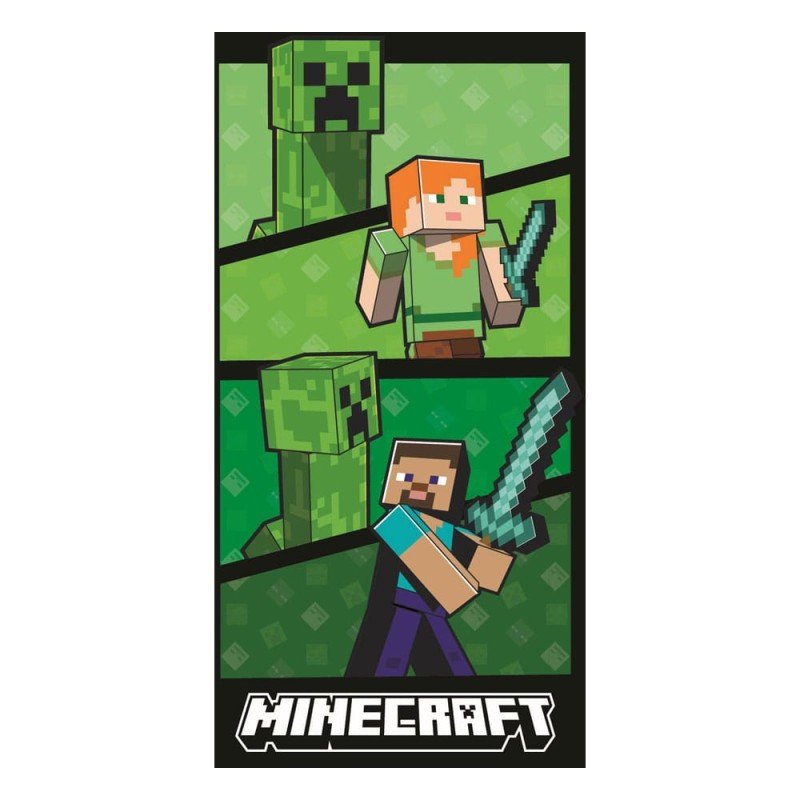 Minecraft serviette de bain Ver. 2 140 x 70 cm | 5904209616329