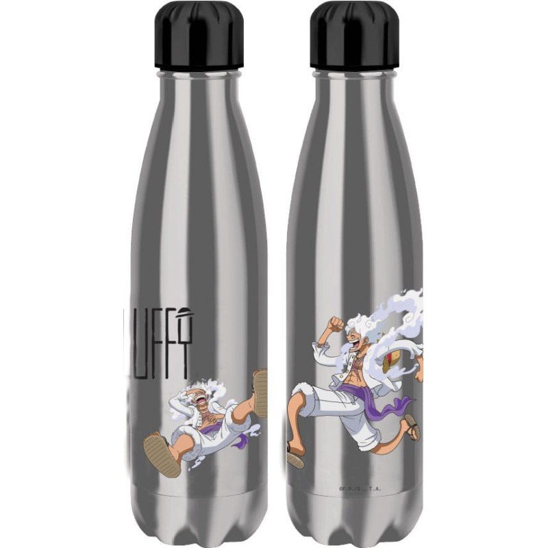 One Piece Thermo Water Bottle Luffy Gear 5 Silver | 5904209613472