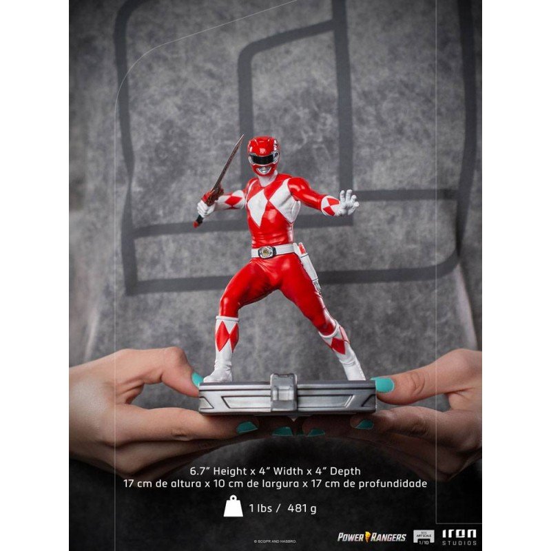 Power Rangers statuette 1/10 BDS Art Scale Red Ranger 17 cm | 0609963128143