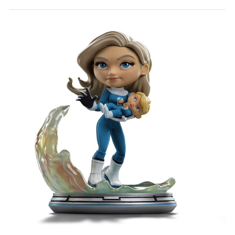 Fantastic Four figurine Mini Co. PVC Invisible Woman and Franklin 15 cm | 0618231957712