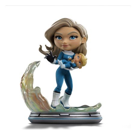 Fantastic Four figurine Mini Co. PVC Invisible Woman and Franklin 15 cm | 0618231957712