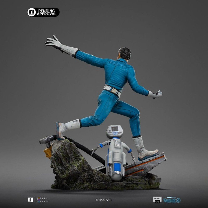 Fantastic Four Art Scale Statue 1/10 Mr. Fantastic and H.E.R.B.I.E 26 cm | 0618231957767