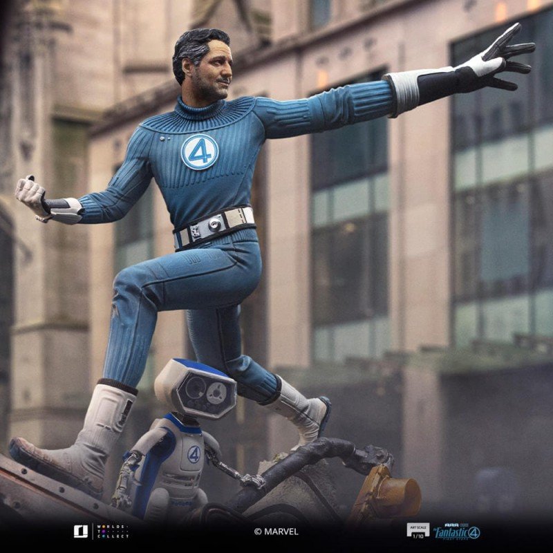 Fantastic Four Art Scale Statue 1/10 Mr. Fantastic and H.E.R.B.I.E 26 cm | 0618231957767