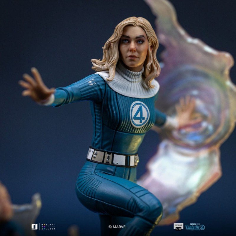 Fantastic Four Art Scale Statue 1/10 Invisible Woman and Franklin 28 cm | 0618231957774