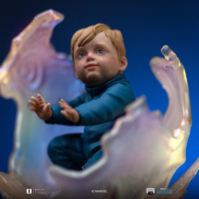 Fantastic Four Art Scale Statue 1/10 Invisible Woman and Franklin 28 cm | 0618231957774