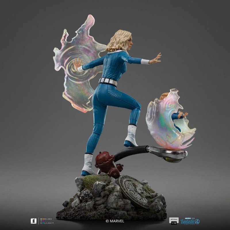 Fantastic Four Art Scale Statue 1/10 Invisible Woman and Franklin 28 cm | 0618231957774