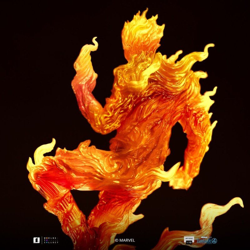 Fantastic Four statuette 1/10 Art Scale Human Torch 30 cm | 0618231957804