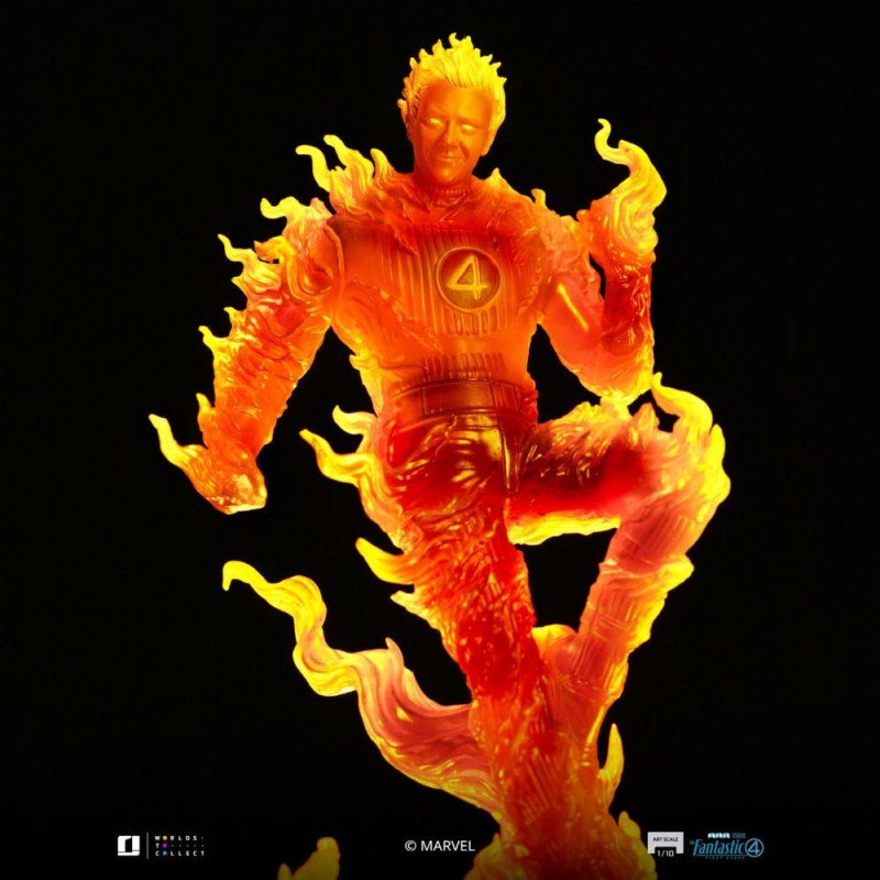Fantastic Four statuette 1/10 Art Scale Human Torch 30 cm | 0618231957804