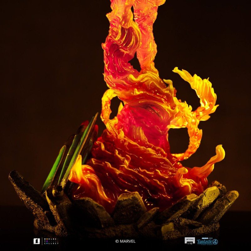 Fantastic Four statuette 1/10 Art Scale Human Torch 30 cm | 0618231957804
