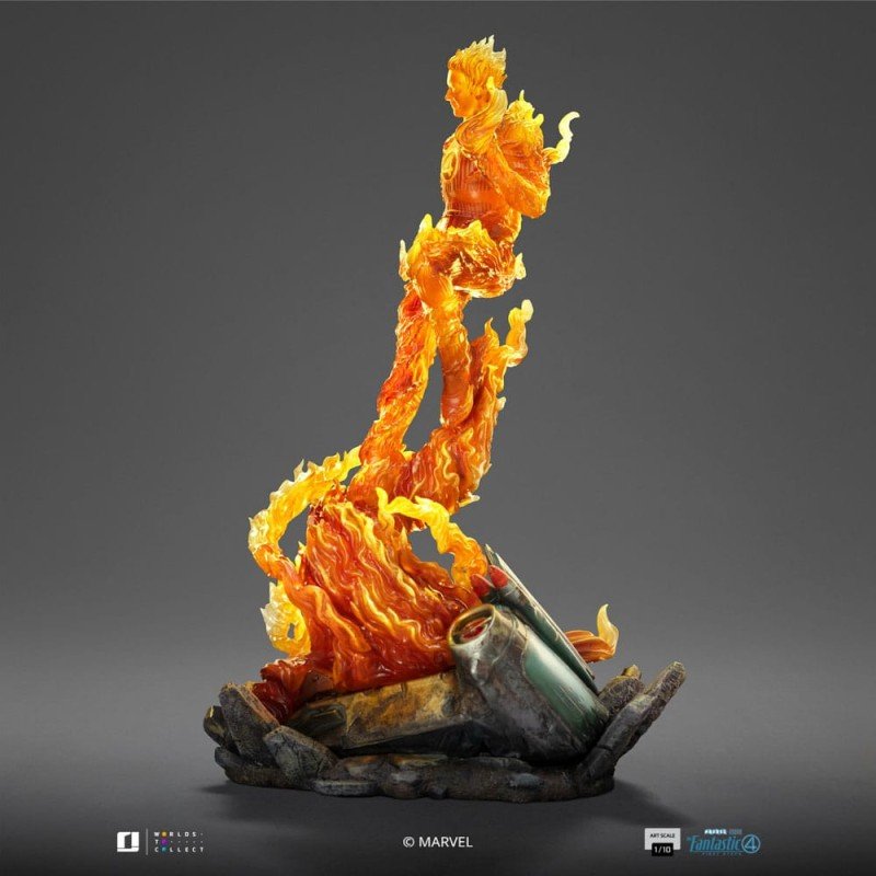 Fantastic Four statuette 1/10 Art Scale Human Torch 30 cm | 0618231957804