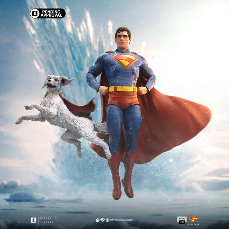 Superman Legacy statuette 1/10 Art Scale Superman & Krypto 32 cm | 0618231957828