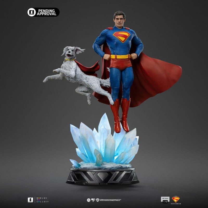 Superman Legacy statuette 1/10 Art Scale Superman & Krypto 32 cm | 0618231957828
