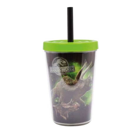 Jurassic World Drinking cup with straw 300 ml | 0707226792305