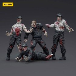 Zombie pack 4 figurines Dark Source Security Guards 8 cm | 6927054401543