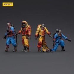 Zombie pack 4 figurines Dark Source Biochemical Lab Team 8 cm | 6927054401550