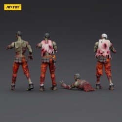 Zombie pack 4 figurines Dark Source Mechanic Team 8 cm | 6927054401567